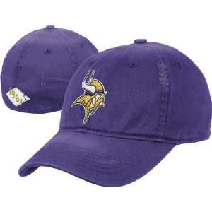 Minnesota Vikings Retro Sport Throwback Washed Slouch Flex Fit Hat 