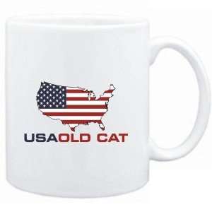 Mug White  USA Old Cat / MAP  Sports:  Sports & Outdoors