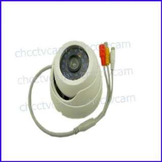 600TVL Sony CCD CCTV 24IR Color Audio Dome Camera Mic  