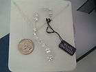 New Sterling Silver 925 Cascading CZ Necklace AND Earri
