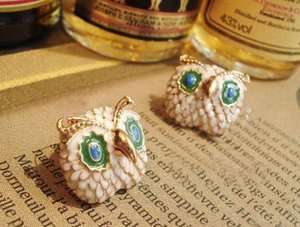 Gk4514 New Fashion Jewelry Womens Owl Stud Earring  