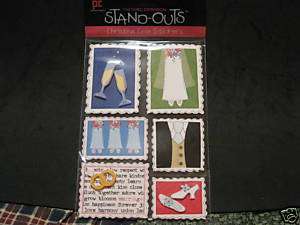 PROVO CRAFT STAND OUTS CHRISTINA COLE   WEDDING STAMPS  
