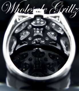 159 MENS ICED OUT HIP HOP DIAMOND SIMULATE PINKY RING  