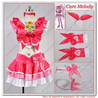 Suite Precure Cure Melody cosplay Costume Any Size  