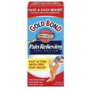  Gold Bond Pain Relieving Foot Roll on, Size: 4oz: Health 