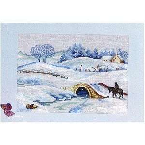  Winter Landscape   Cross Stitch Kit Arts, Crafts & Sewing