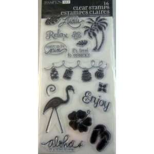  Hampton Art Luau Clear Stamps: Arts, Crafts & Sewing