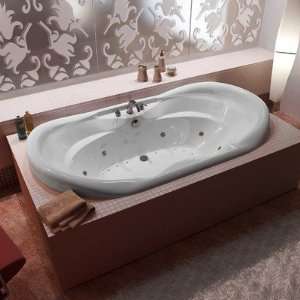 Antigua 41 x 70 x 23 Oval Air and Whirlpool Jetted Bathtub Color/Trim 