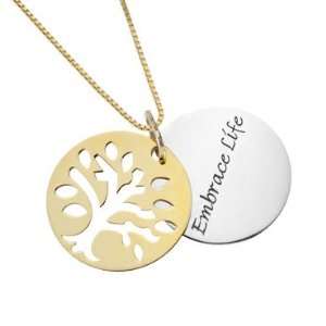  AuraGento Embrace Life Circle Pendant Jewelry
