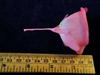 Vintage Millinery Flower Cupped true Silk Rosy Pink KN6  