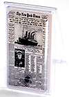 RMS TITANIC LIMITED EDITION COMMEMORATIVE COAL COIN  