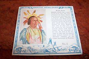 AMERICAN INDIAN CHIEFS # 1 Tobacco Others listed  