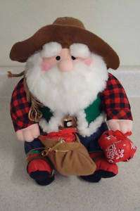 Old Man   Grandpa Stuffed WESTERN Cowboy MINER Doll  