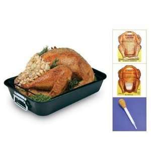   Roaster Folding Handles Bonus Pack Of Turkey Lacer