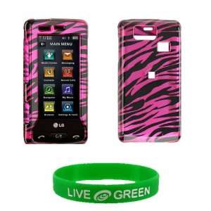   for LG Versa VX9600 Phone, Verizon Wireless   Rose Pink Zebra Print