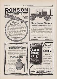 1910 Chase Motor Truck Co Syracuse NY Ad Motor Wagons  
