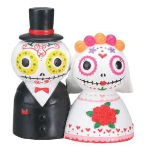  Figurine   Day of the Dead Wedding Couple 