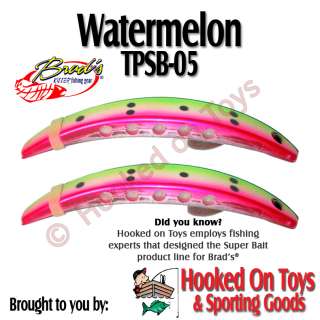 Brads 2 Pack Super Bait Watermelon TPSB 05 Salmon Lure  