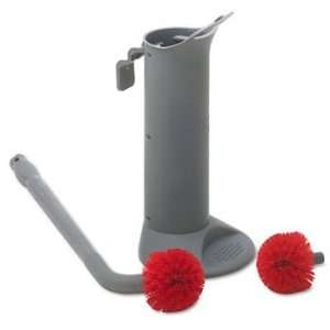  Unger® Ergo Toilet Bowl Brush System with Holder KIT 