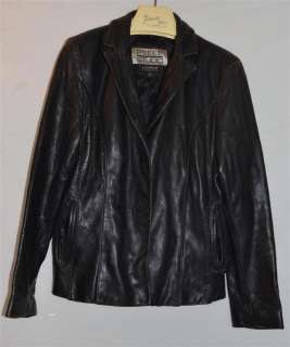 Pelle Studio Wilsons Black Butter Leather Womans Fitted Leather Jacket 