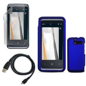  HTC Arrive Combo Rubber Blue Protective Case Faceplate 