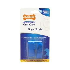   Nylabone Advanced Oral Care Finger Brush, 2 Pack: Pet Supplies