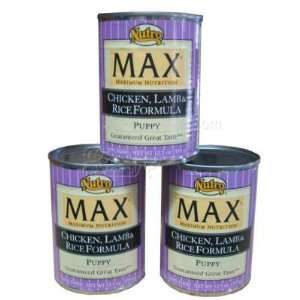  Nutro Max Puppy Chicken, Lamb and Rice Cans Lg Case
