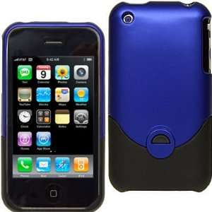 JKase iPhone 3G / New iPhone 3GS 3G S Rubber Coating Hard Plastic Snap 