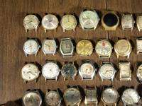 Lot of 41 Vintage Watches ZODIAC Masonic ACCUTRON Bulova BENRUS Elgin 