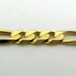 New Men’s 10k Yellow Gold Figaro Link Chain/23.3 Grams  