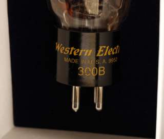 Western Electric No. 300 B Tubes Matched Pair in Display Box WE 300b 
