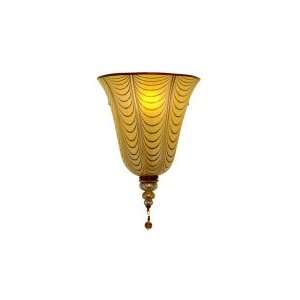  Oggetti Luce 69 1214 Istanbul 1 Light Wall Sconce in Satin 