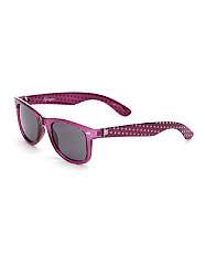 Fuscia (Pink) M:UK Georgia Polka Sunglasses  254208977  New Look