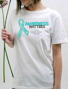 OCD Awareness Matters Teal Ribbon T Shirt Small 6X  