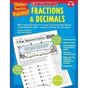  Practice, Practice, Practice Fractions & Decimals 50 