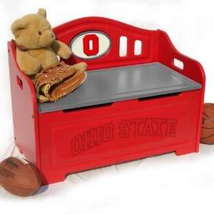 Ohio State Buckeyes Toy Box & Storage Bench:  Sports 