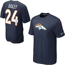 Nike Denver Broncos Champ Bailey Name & Number T Shirt   