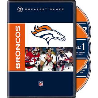 Denver Broncos DVDs Warner Brothers Denver Broncos NFL Greatest Games 
