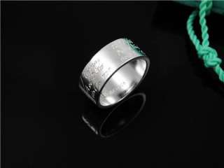 wholesale classic fashion jewelry nice solid 925silver circle ring R16 