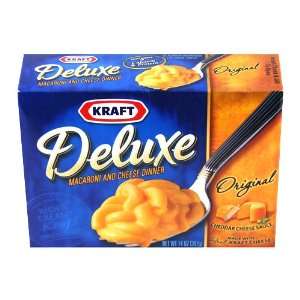 Kraft Deluxe Macaroni and Cheese Dinner 14oz:  Grocery 