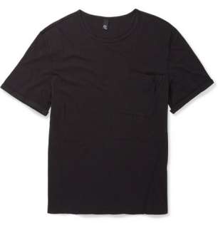   Clothing  T shirts  Crew necks  Twisted Pocket Cotton T shirt