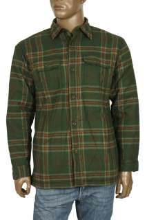 NEW TIMBERLAND FUR LINED PLAID FLANNEL COTTON JACKET M  