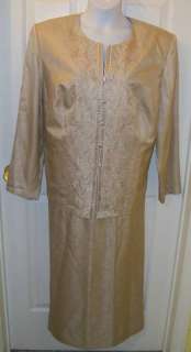 Dress Suit ADRIANNA PAPELL Mother of Bride/Groom 24W  