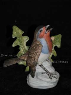 Goebel Porzellan Figur Vogel Bird Rotkehlchen Robin OVP  