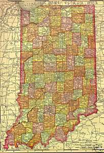 1916 History & Genealogy of HANCOCK County Indiana IN  
