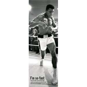 Muhammad Ali   Training Giant Door Poster 21x62 in.    Available Frame 