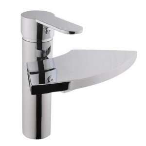   Chrome Finish Brass Waterfall Bathroom Sink Faucet: Home Improvement