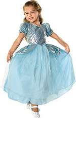 Girls Cinderella Dress Halloween Costume NWT Toddler Childs Medium 