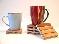 the wood used for these coasters is scrap wood from around the shop 