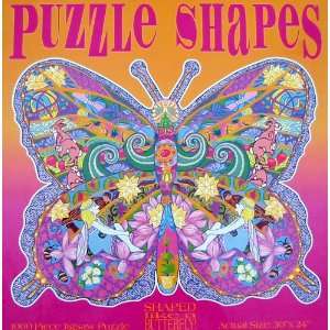    Butterfly Puzzle Shapes 1000pc. Jigsaw Puzzle Toys & Games